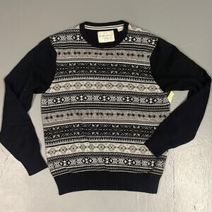 NWT Men’s Weatherproof Vintage Holiday Cotton Sweater Size Medium